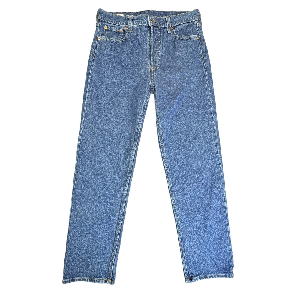 Gap Cheeky Straight Jeans Women 27 4R Blue High Rise Button Fly Denim Y2K